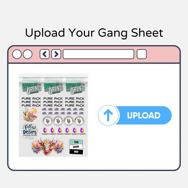 Upload Your DTF Gang Sheet
